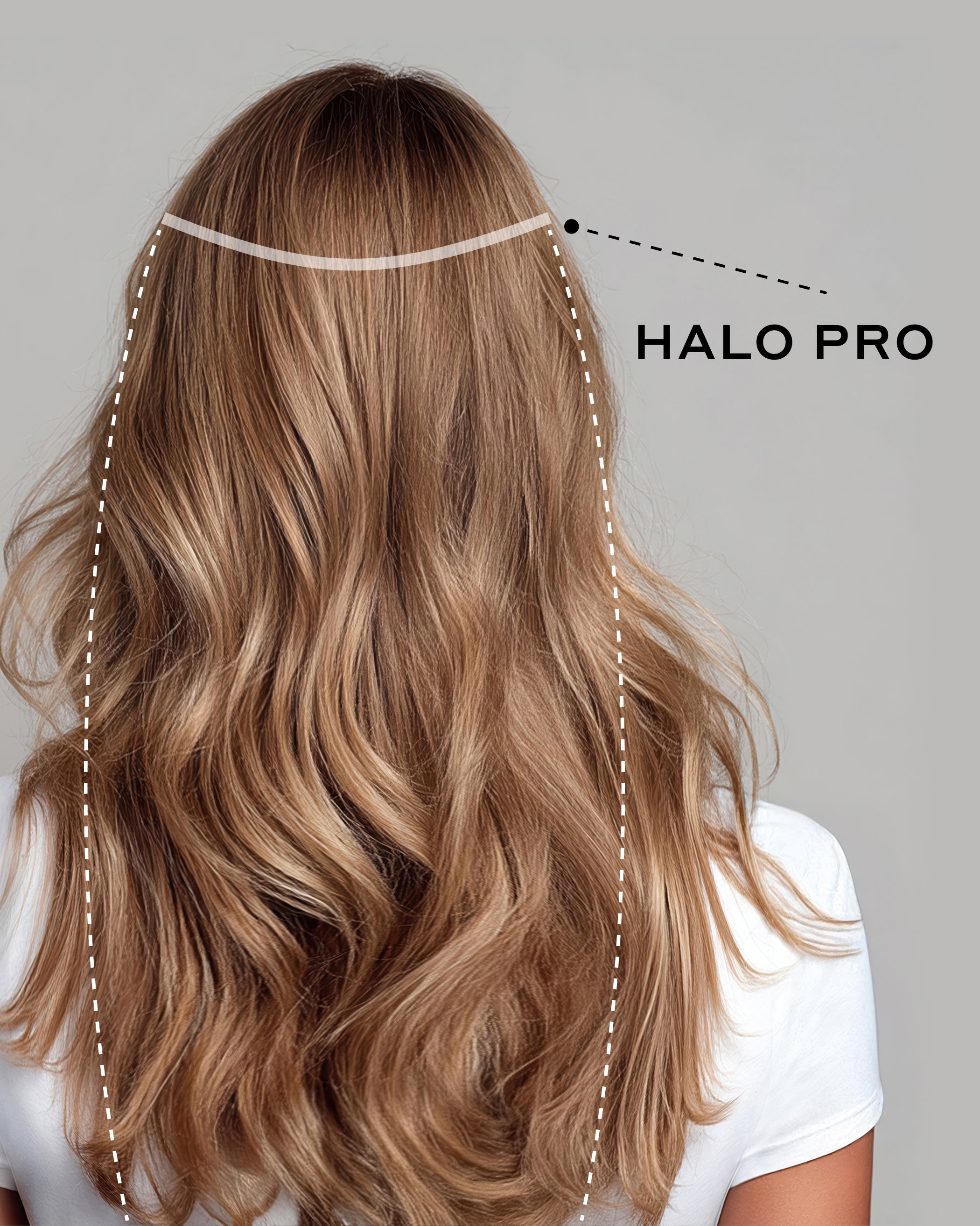 Bellami - Halo Pro Clip In Extensions: 16"/140g