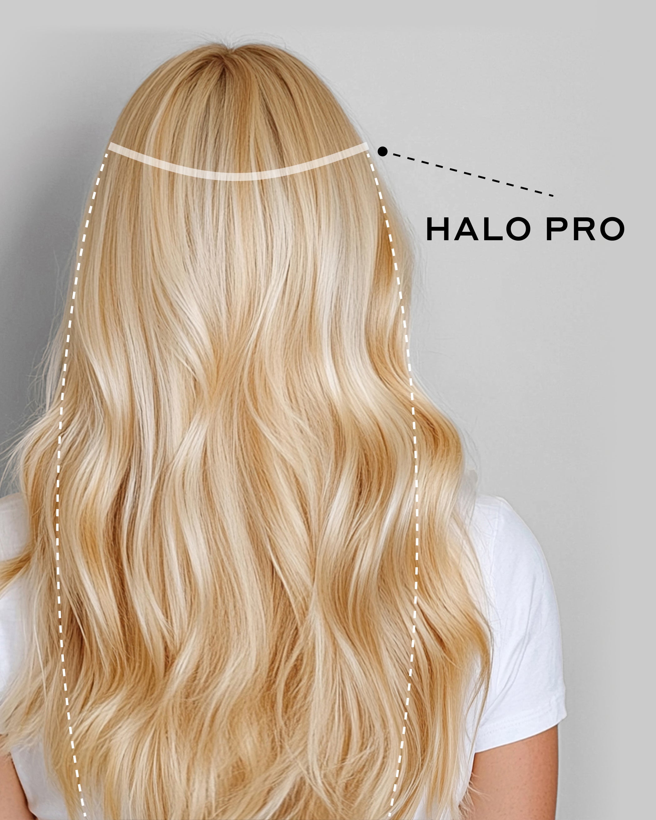 Bellami - Halo Pro Clip In Extensions: 14"/120g